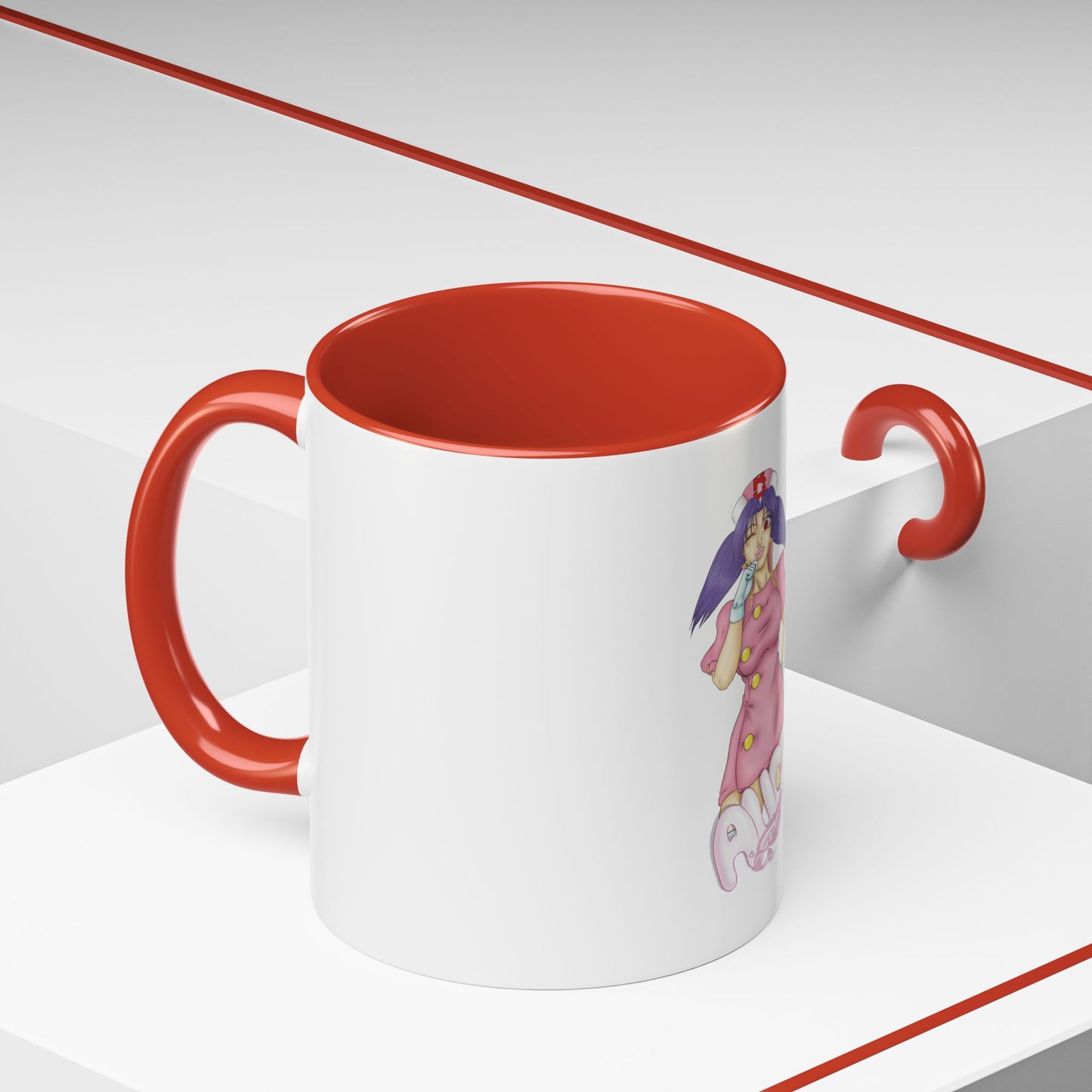 BR Nurse Alice Two-Tone Coffee Mugs, 15oz