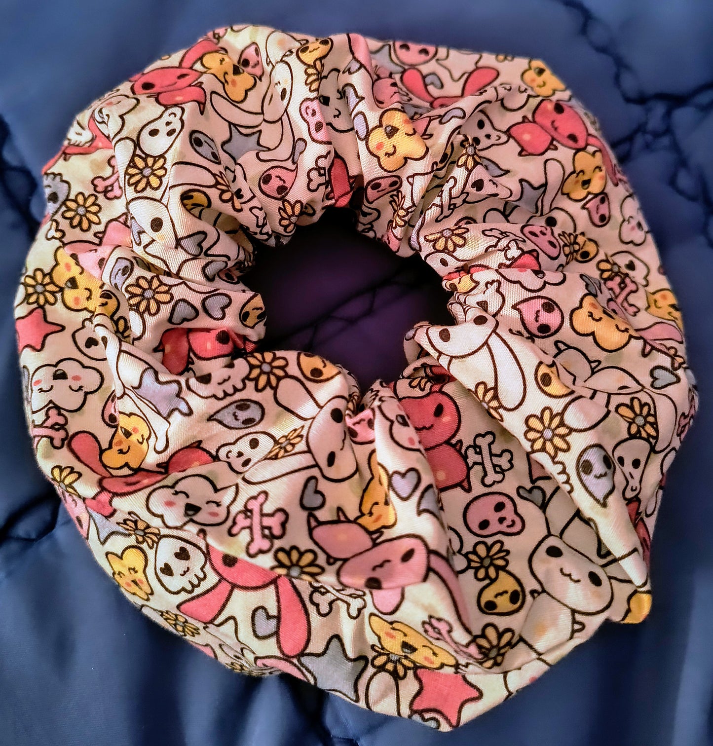 DISCOUNTED Ivory Gothic Pop Bunny Cute Cotton Hair Scrunchie (Copy)