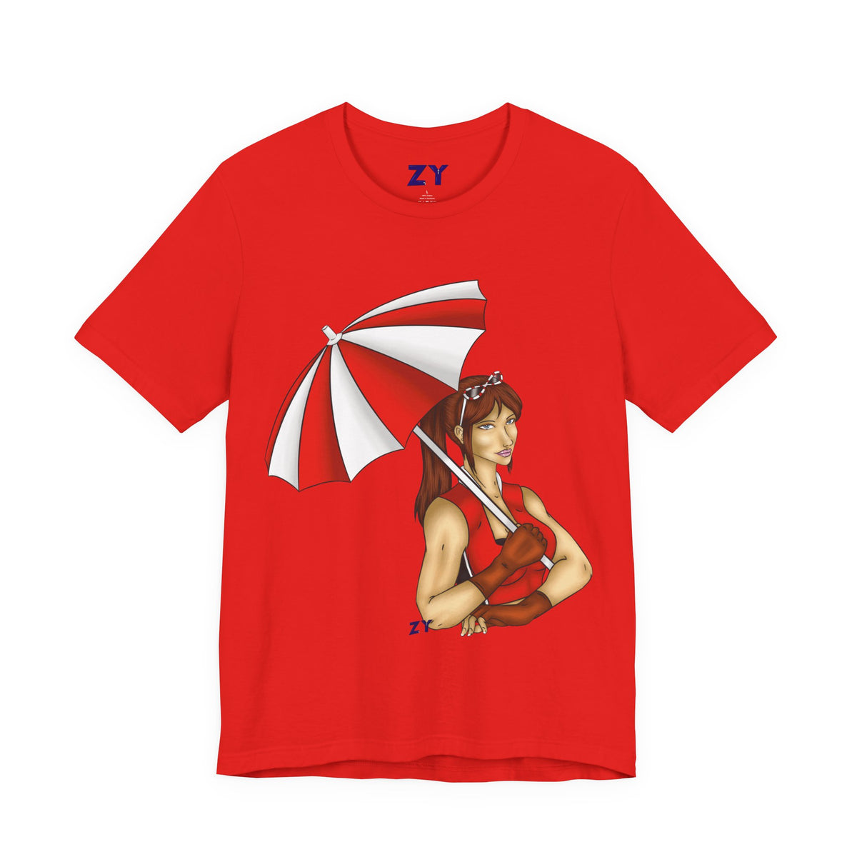 Umbrella Claire CVX Fanart Unisex Jersey Short Sleeve Tee