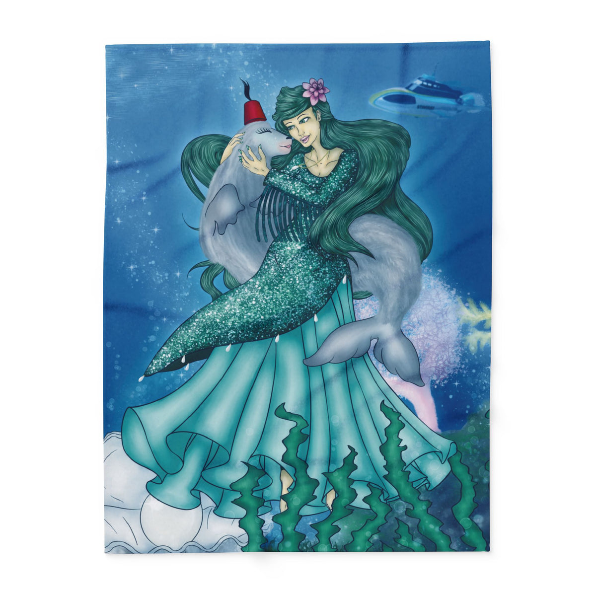 Marina & Oink Fanart Arctic Fleece Blanket