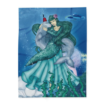 Marina & Oink Fanart Arctic Fleece Blanket