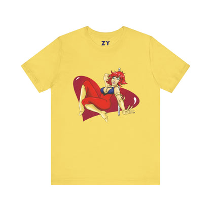 Cutey Honey Fanart Print Unisex Jersey Short Sleeve Tee