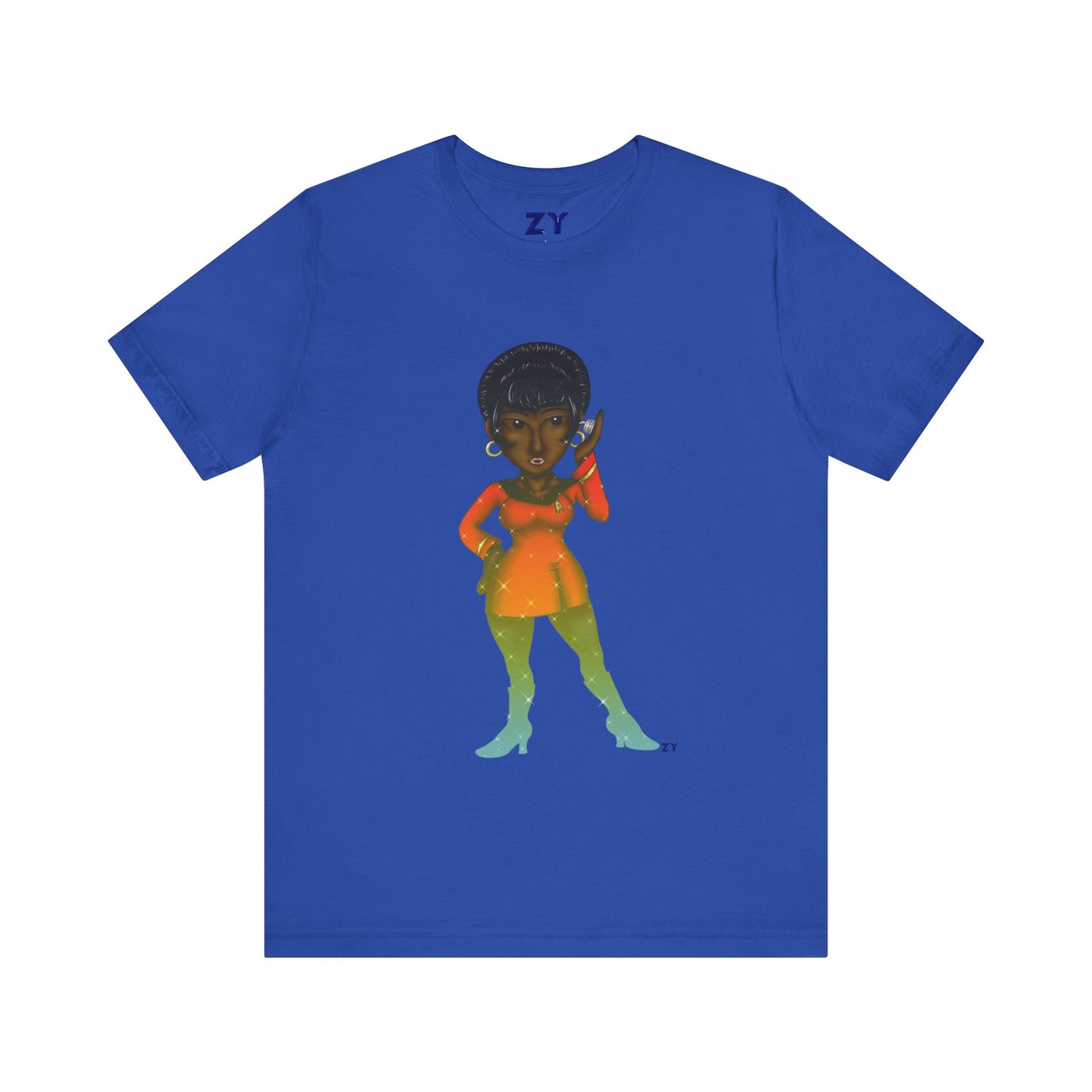 Uhura SD Fanart Print Unisex Jersey Short Sleeve Tee