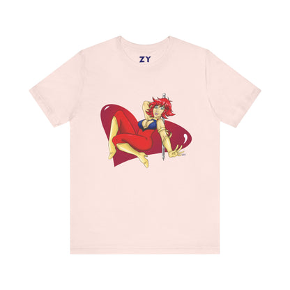 Cutey Honey Fanart Print Unisex Jersey Short Sleeve Tee