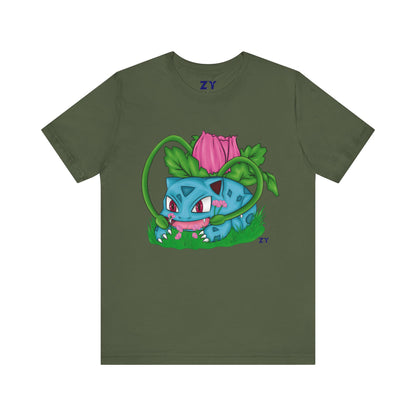 Pokesaur Fanart Print Unisex Jersey Short Sleeve Tee