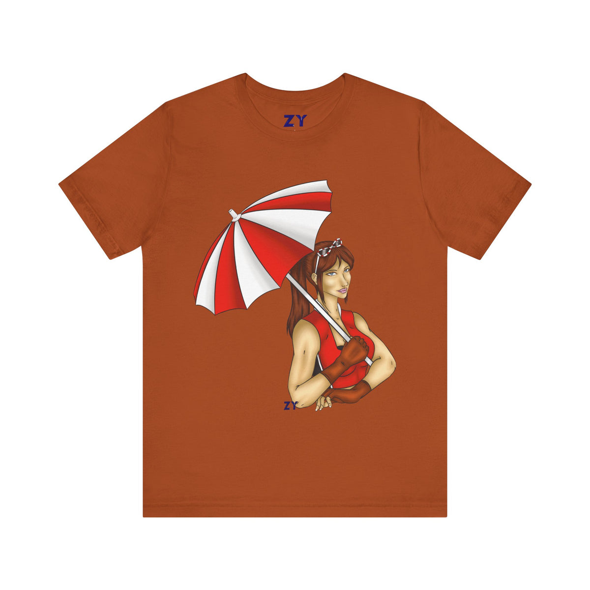 Umbrella Claire CVX Fanart Unisex Jersey Short Sleeve Tee