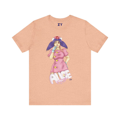 BR Nurse Alice Fanart Print Unisex Jersey Short Sleeve Tee