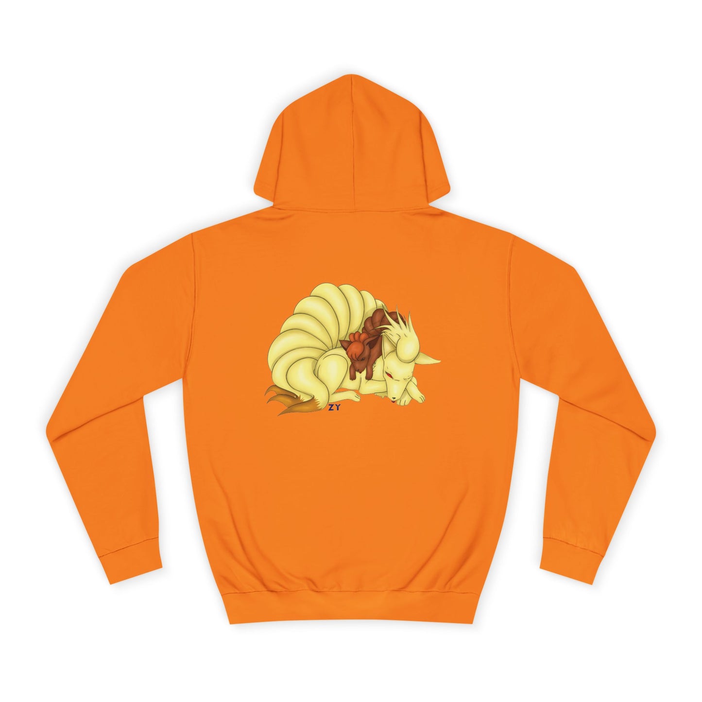 Poké Foxes 'Many Sleepy Tails' Print Unisex Hoodie