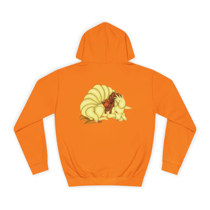 Poké Foxes 'Many Sleepy Tails' Print Unisex Hoodie