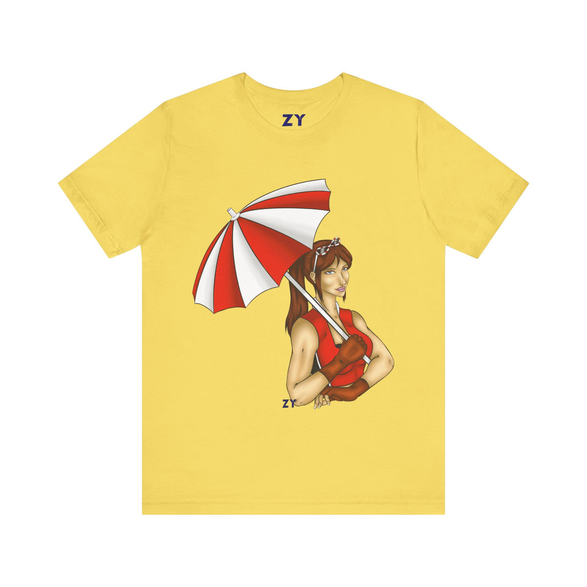 Umbrella Claire CVX Fanart Unisex Jersey Short Sleeve Tee