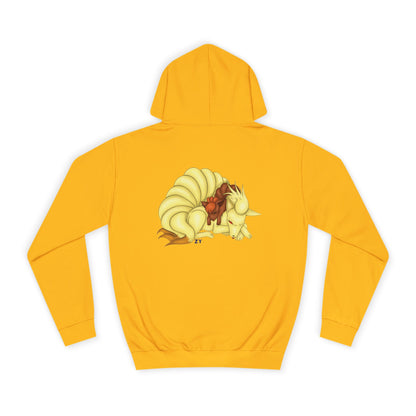 Poké Foxes 'Many Sleepy Tails' Print Unisex Hoodie