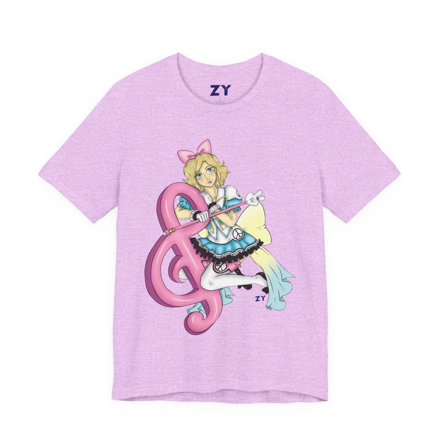 Paz MGSV Idol Print Character Print Unisex Jersey Short Sleeve Tee