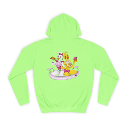 Double Chica (Toy & Glamrock) Character Print Unisex Hoodie
