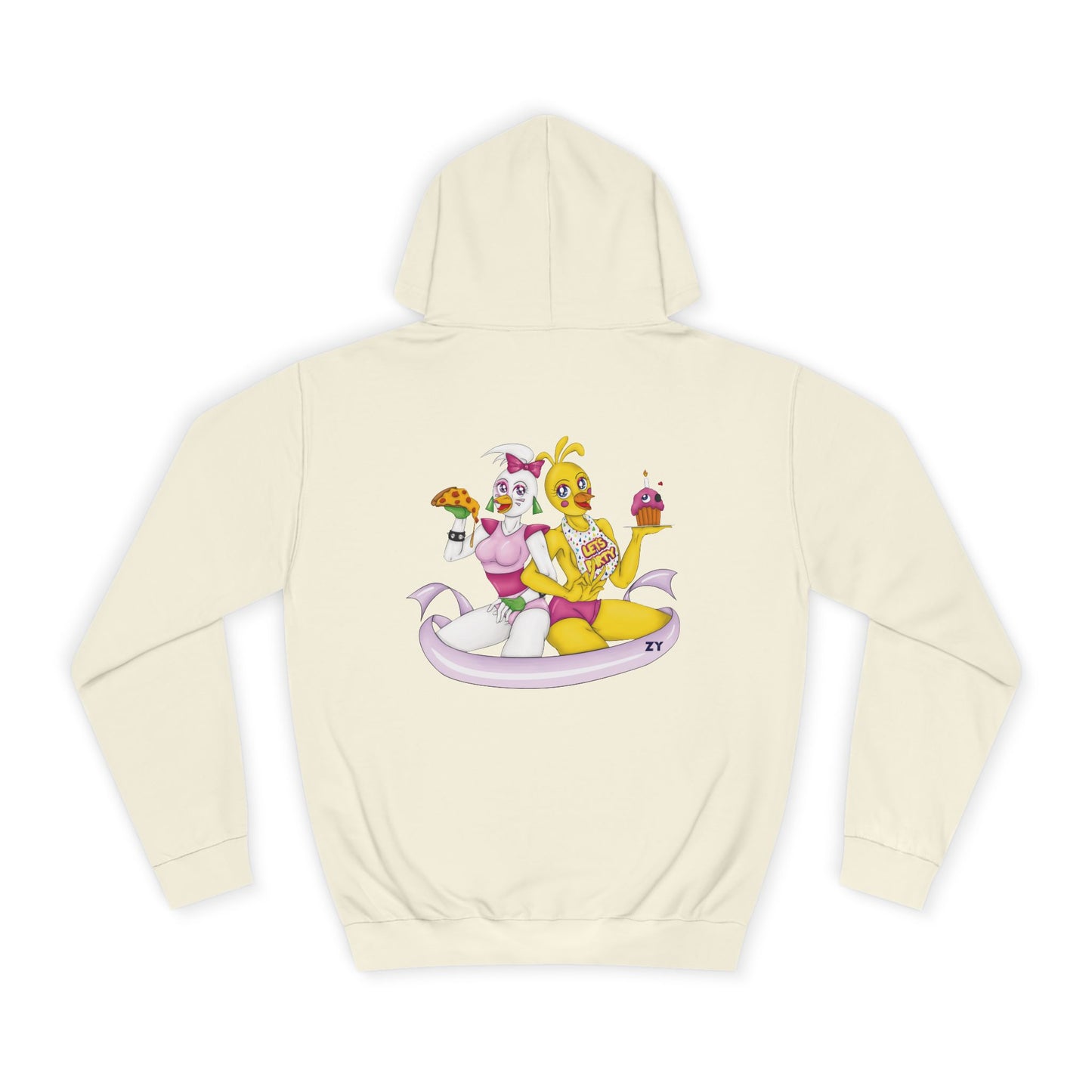 Double Chica (Toy & Glamrock) Character Print Unisex Hoodie