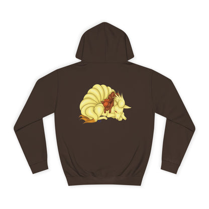 Poké Foxes 'Many Sleepy Tails' Print Unisex Hoodie