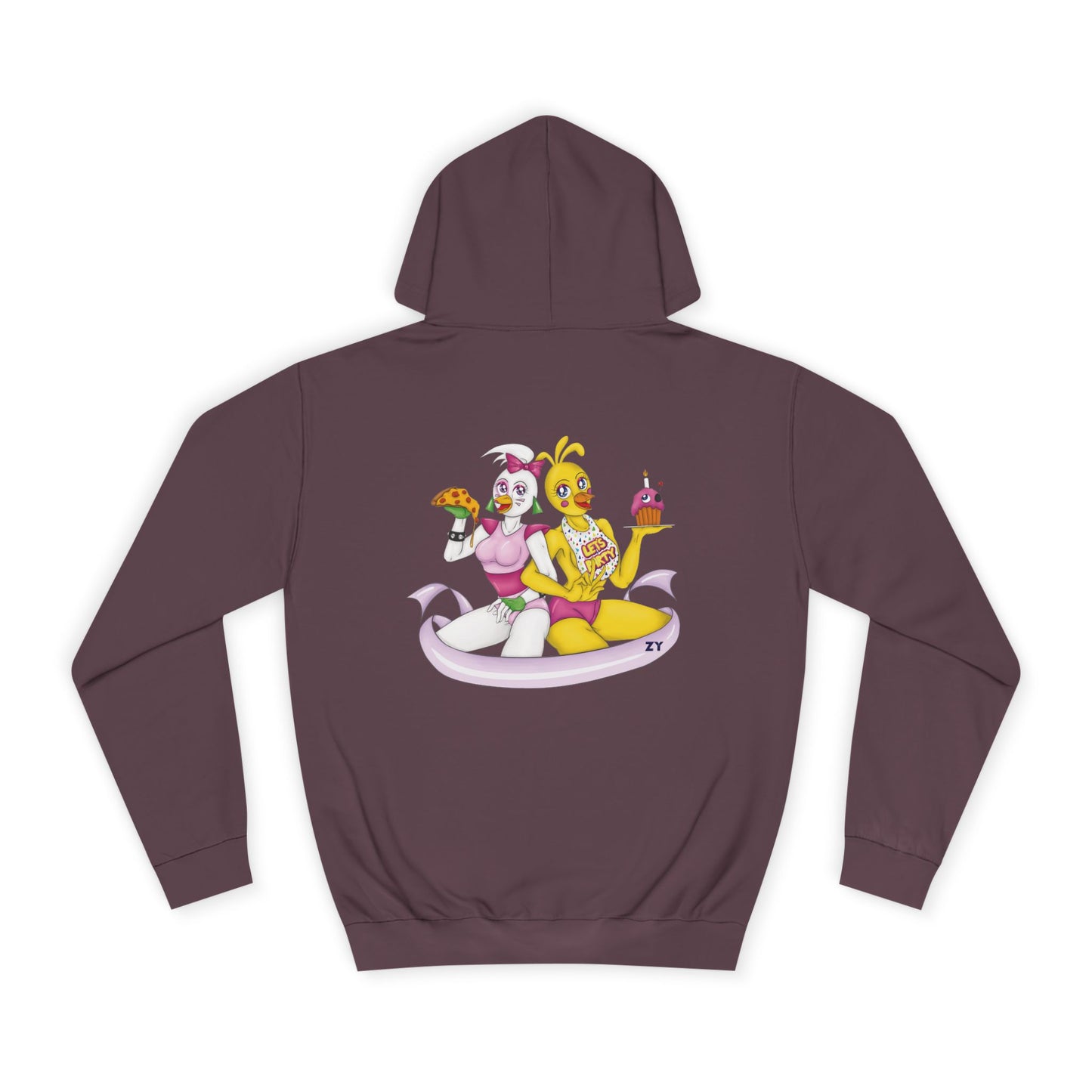 Double Chica (Toy & Glamrock) Character Print Unisex Hoodie