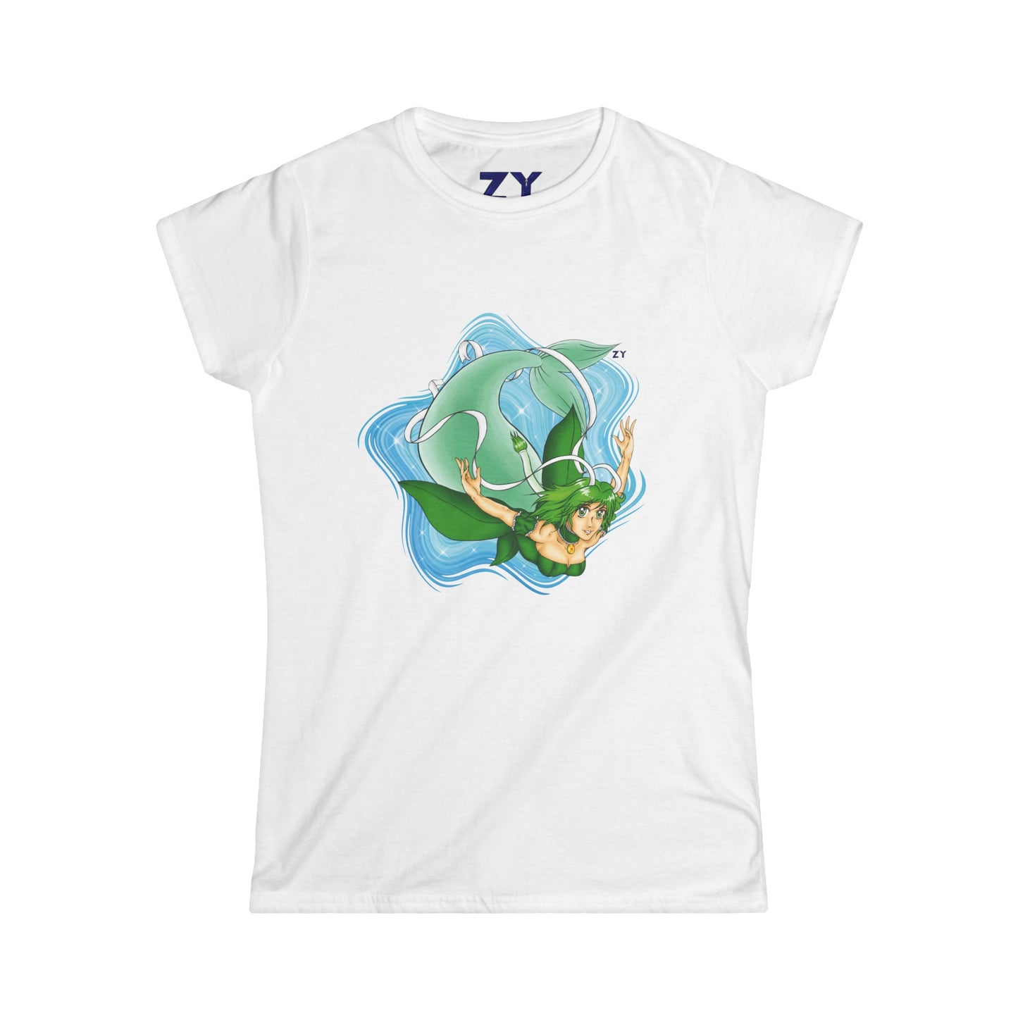 Mew Lettuce Mermaid Soft Style Ladies Tee