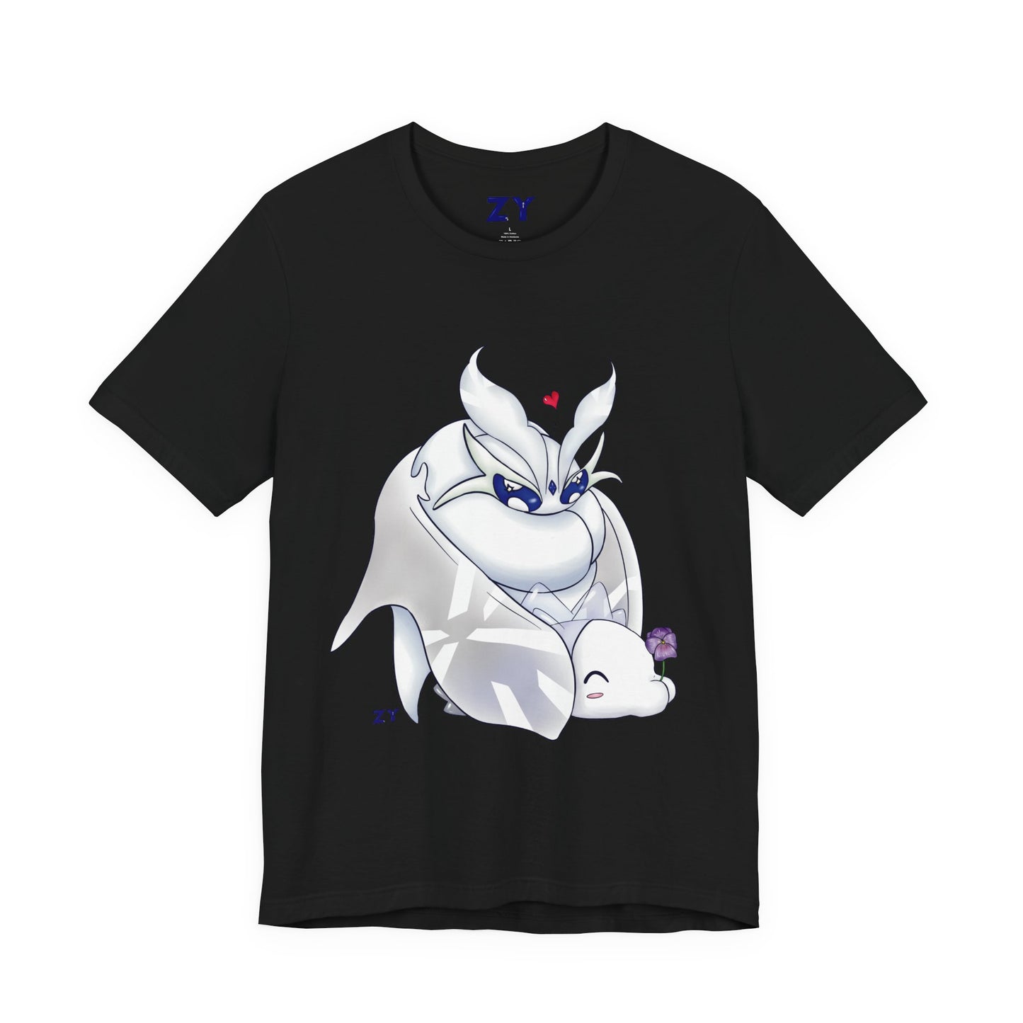 Frosty Moth Friends Print Character Print Unisex Jersey Short Sleeve Tee