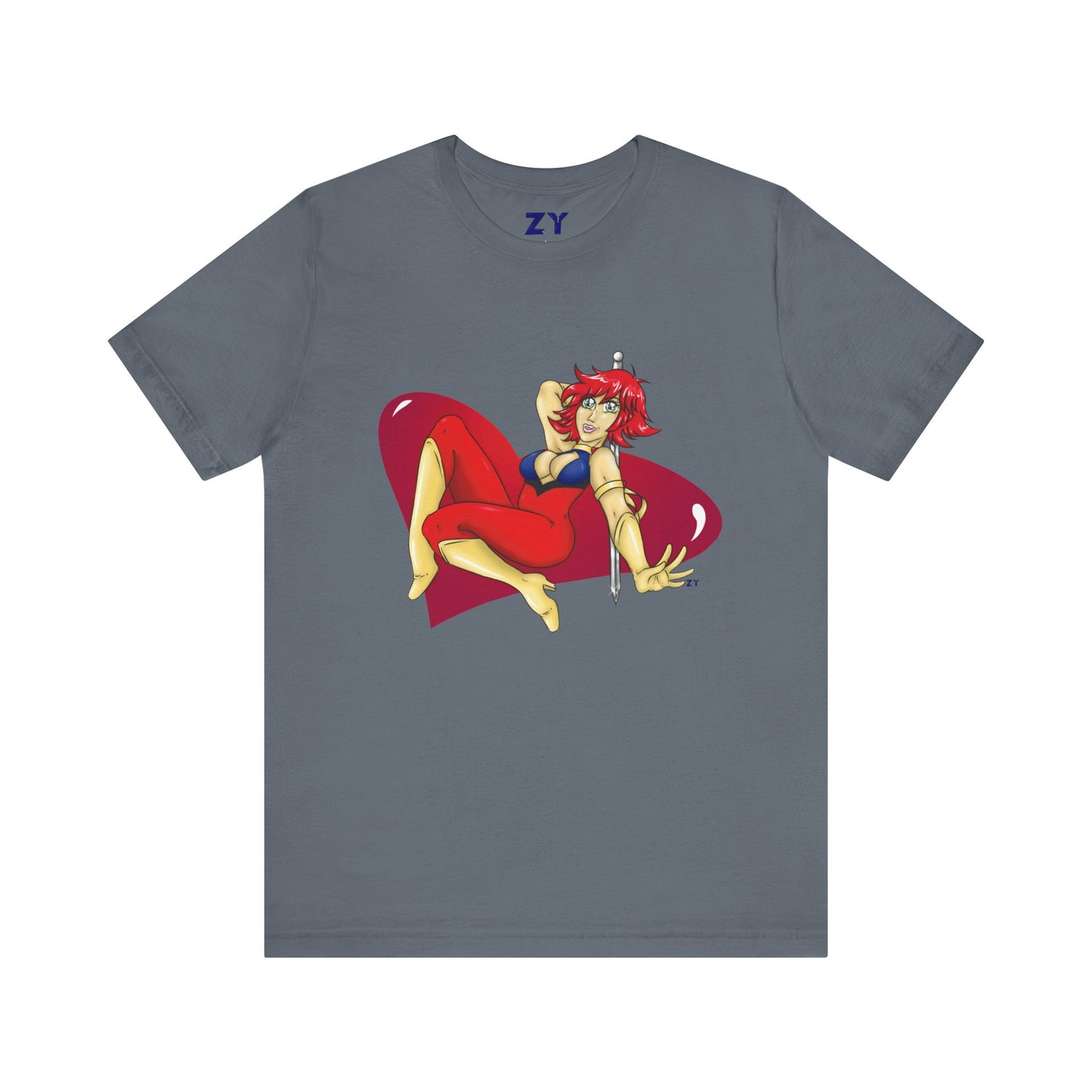 Cutey Honey Fanart Print Unisex Jersey Short Sleeve Tee