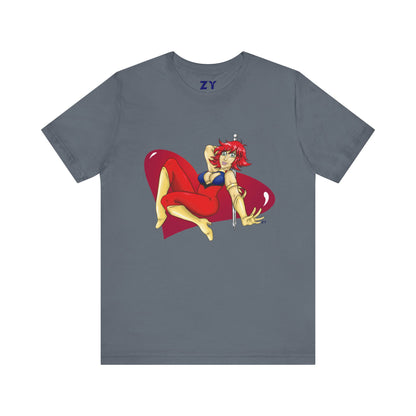 Cutey Honey Fanart Print Unisex Jersey Short Sleeve Tee