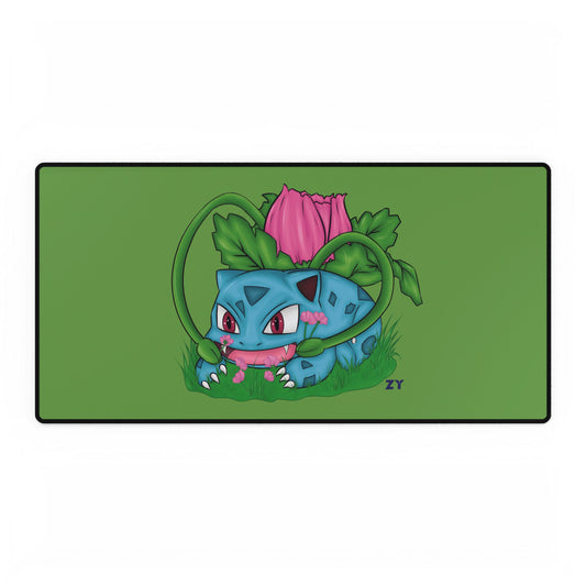 Pokesaur Flower Beast Fanart Print Desk Mat
