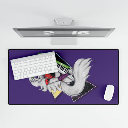 80's Glam Roxy Rockstar Fanart Print Fanart Desk Mat