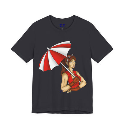 Umbrella Claire CVX Fanart Unisex Jersey Short Sleeve Tee