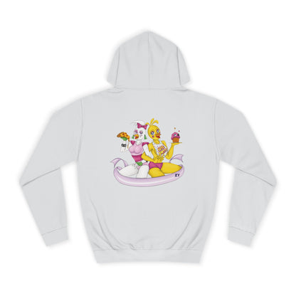 Double Chica (Toy & Glamrock) Character Print Unisex Hoodie