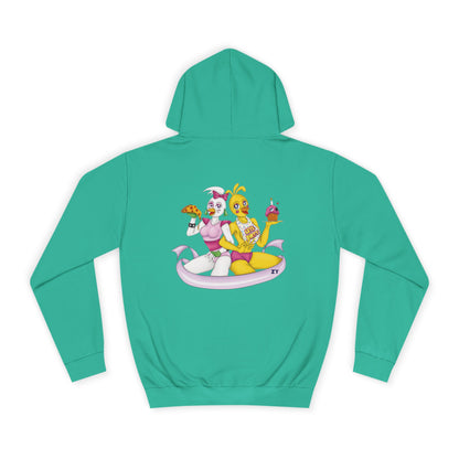 Double Chica (Toy & Glamrock) Character Print Unisex Hoodie