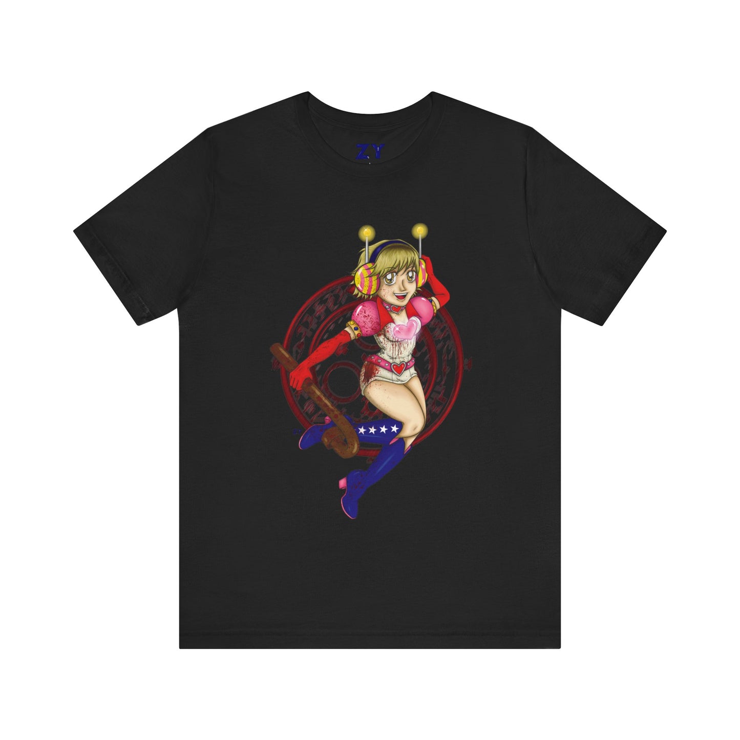 SH3 SD Princess Heart Heather Fanart Print Unisex Jersey Short Sleeve Tee