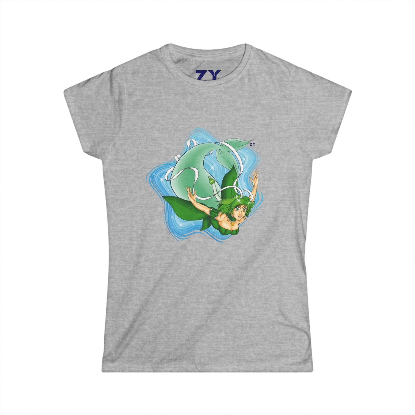 Mew Lettuce Mermaid Soft Style Ladies Tee