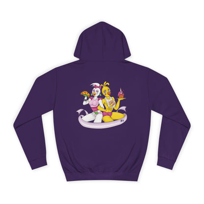 Double Chica (Toy & Glamrock) Character Print Unisex Hoodie