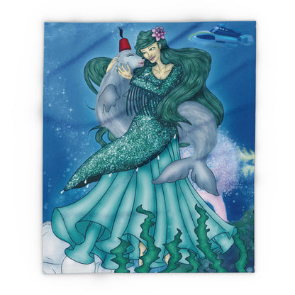 Marina & Oink Fanart Arctic Fleece Blanket