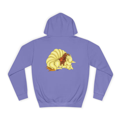 Poké Foxes 'Many Sleepy Tails' Print Unisex Hoodie