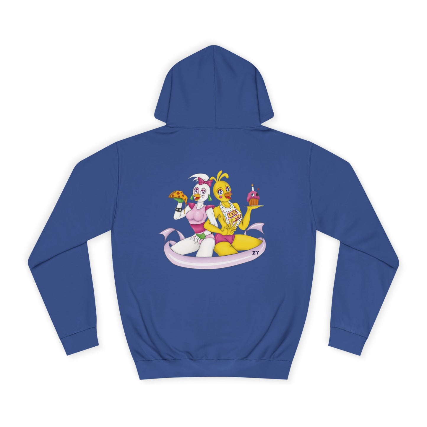Double Chica (Toy & Glamrock) Character Print Unisex Hoodie