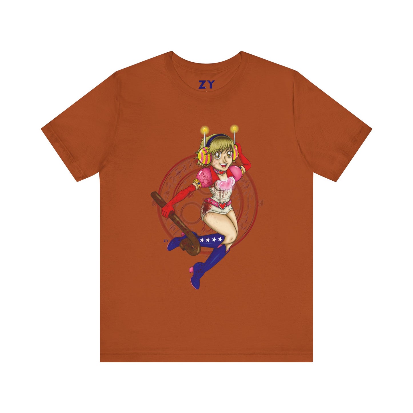 SH3 SD Princess Heart Heather Fanart Print Unisex Jersey Short Sleeve Tee