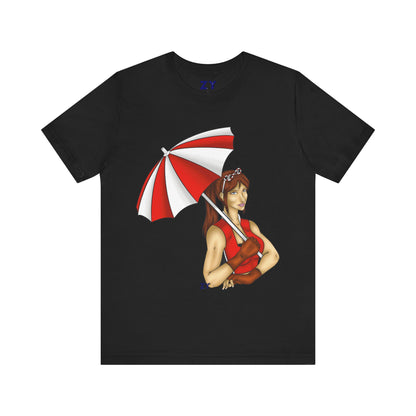 Umbrella Claire CVX Fanart Unisex Jersey Short Sleeve Tee