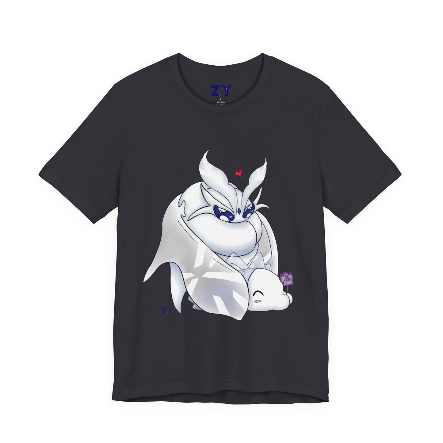 Frosty Moth Friends Print Character Print Unisex Jersey Short Sleeve Tee