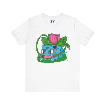 Pokesaur Fanart Print Unisex Jersey Short Sleeve Tee