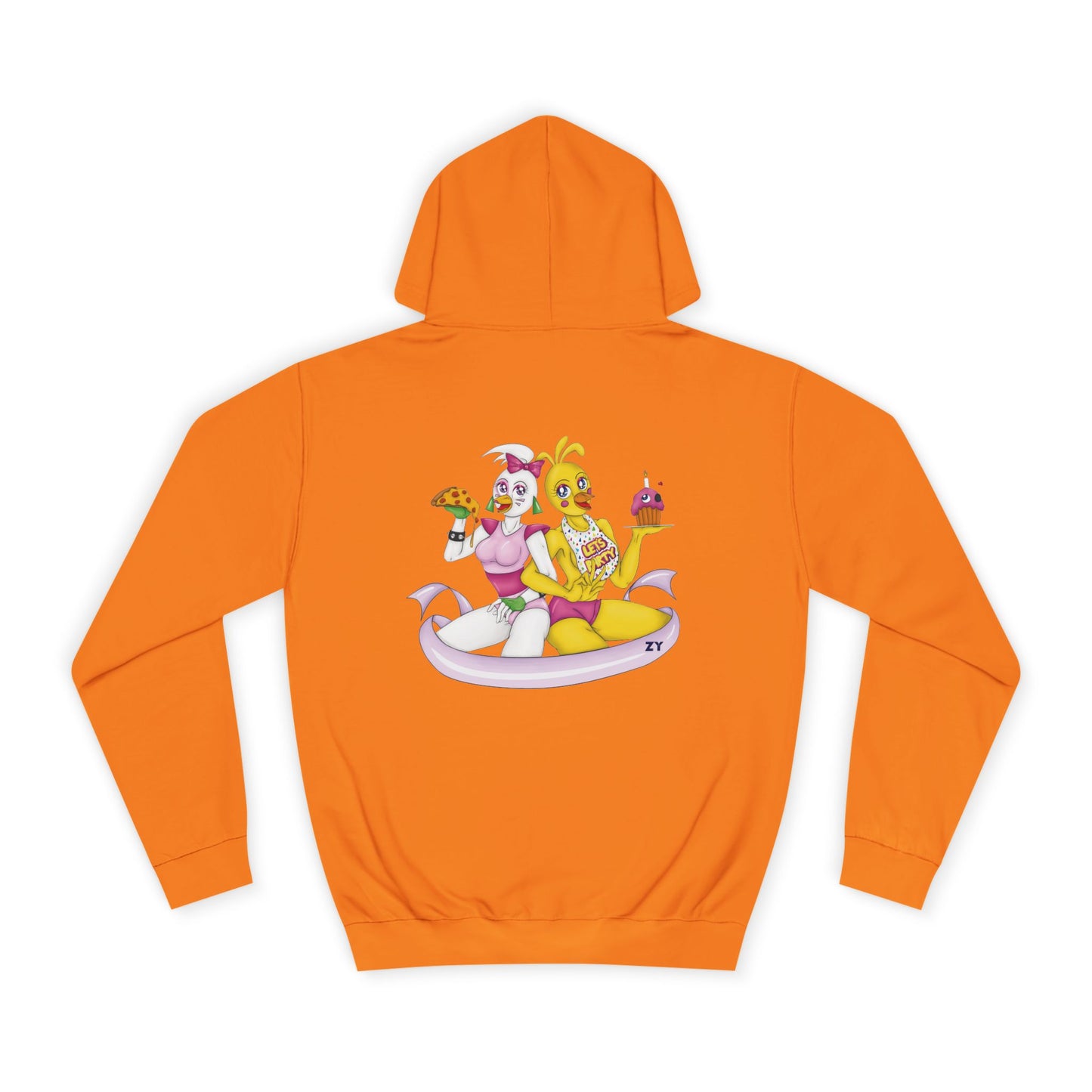 Double Chica (Toy & Glamrock) Character Print Unisex Hoodie