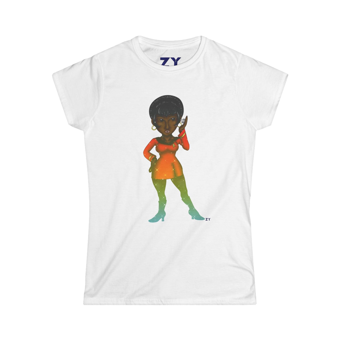 Lt. Uhura Soft Style Ladies Tee