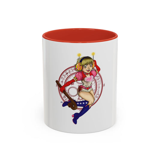 SH3 Princess Heart Heather Two-Tone Coffee Mugs, 15oz