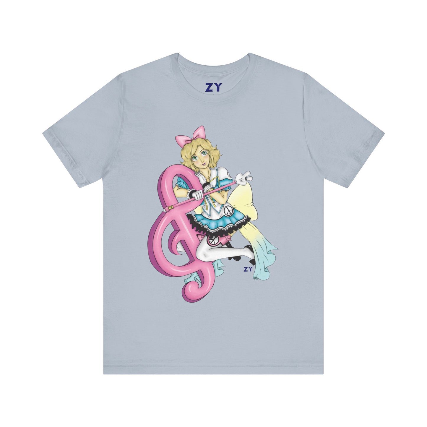 Paz MGSV Idol Print Character Print Unisex Jersey Short Sleeve Tee