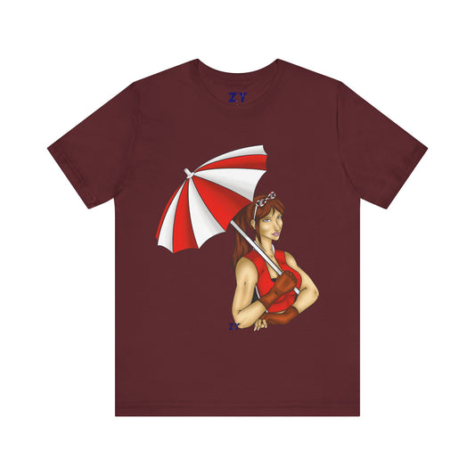 Umbrella Claire CVX Fanart Unisex Jersey Short Sleeve Tee