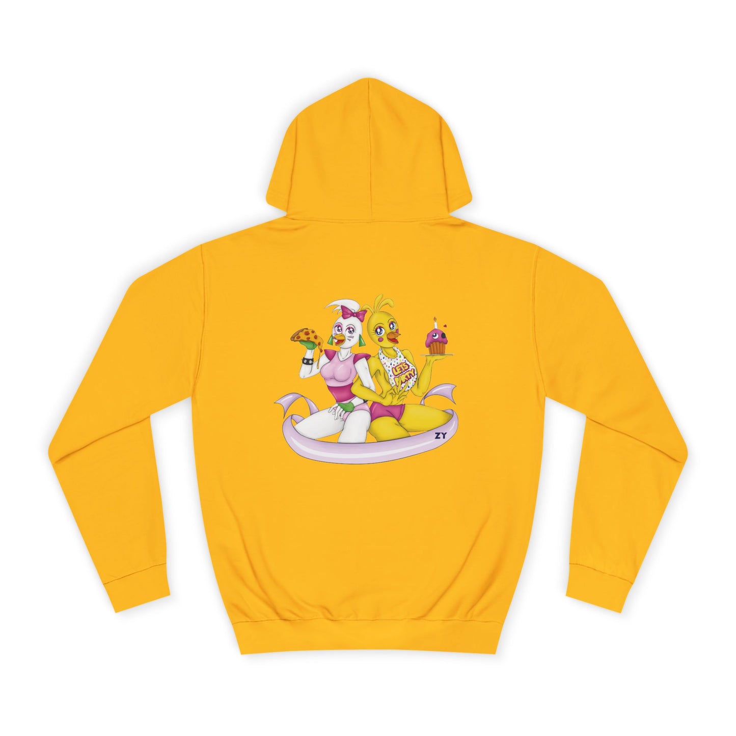 Double Chica (Toy & Glamrock) Character Print Unisex Hoodie