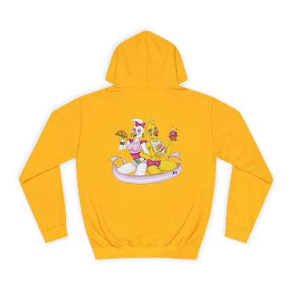 Double Chica (Toy & Glamrock) Character Print Unisex Hoodie