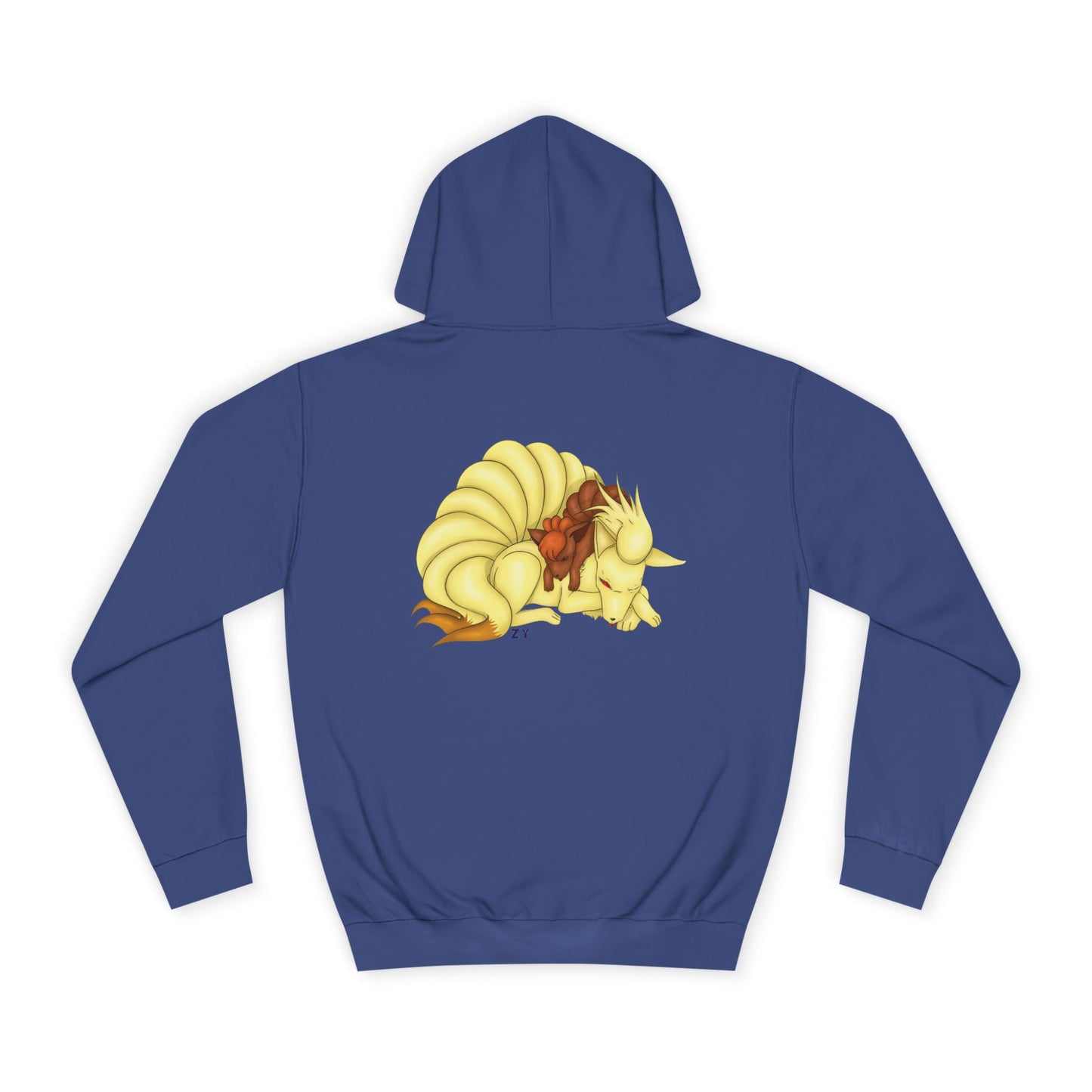 Poké Foxes 'Many Sleepy Tails' Print Unisex Hoodie