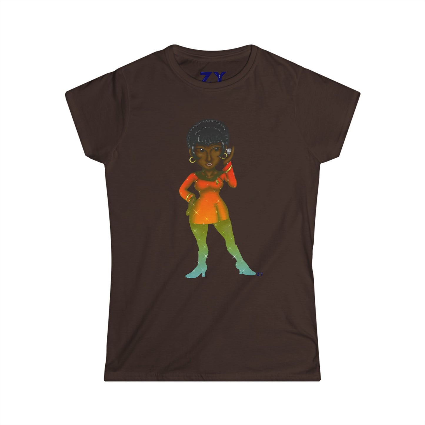 Lt. Uhura Soft Style Ladies Tee