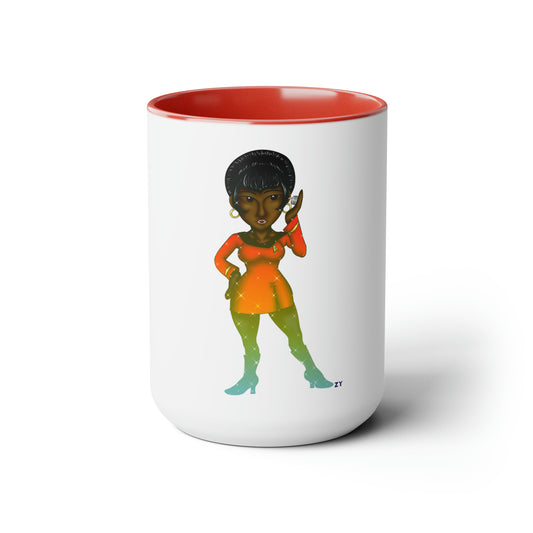 Lt. Uhura Two-Tone Coffee Mugs, 15oz