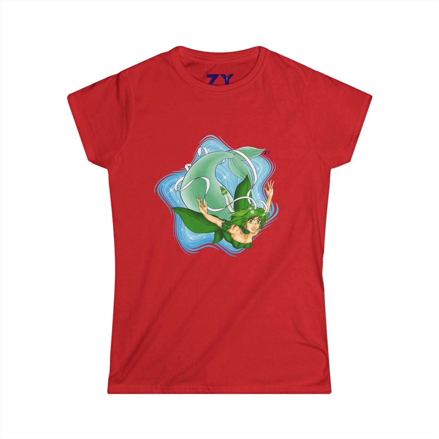 Mew Lettuce Mermaid Soft Style Ladies Tee